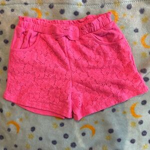Garanimals Pink Lace High Waist Women's Shorts